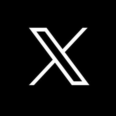 the letter x is made up of two intersecting white lines on a black background,