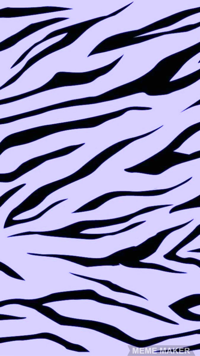 an animal print pattern with black and white stripes on the skin, as well as dark blue background