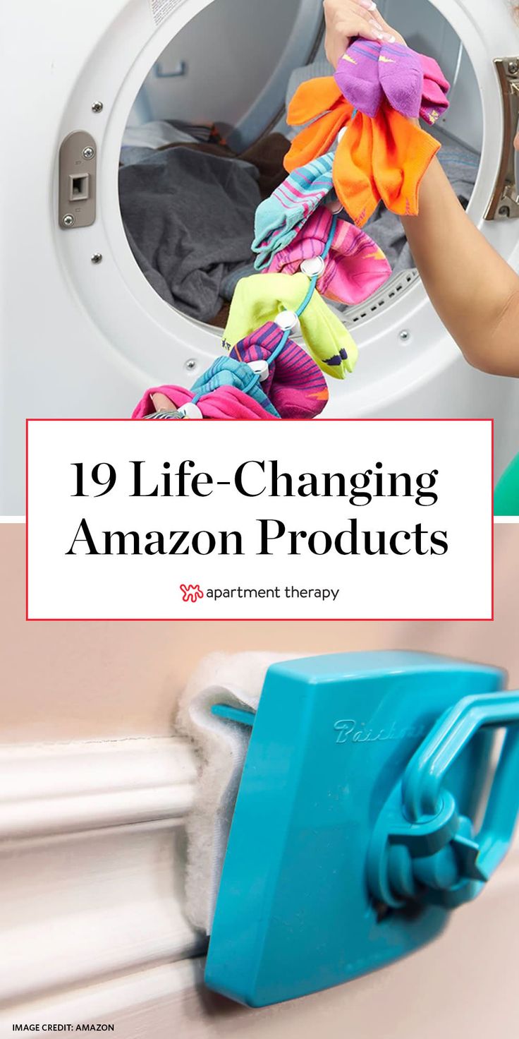 an image of a washing machine with the words, 19 life - changing amazon products