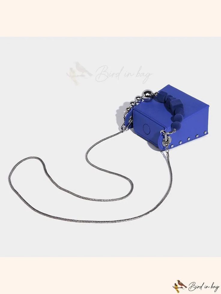 Bird in Bag - Klein blue bag cigarette case bag design women's bag bag mini pearl small square bag new small bag Trendy Handheld Box Bag Gift, Trendy Rectangular Box Bag As Gift, Gift Rectangular Shoulder Bag, Rectangular Case Shoulder Bag Gift, Trendy Mobile Phone Evening Bag As Gift, Trendy Rectangular Shoulder Bag Gift, Trendy Evening Bag For Mobile Phone As Gift, Blue Pouch Box Bag For Mobile Phone, Blue Mobile Phone Pouch Box Bag