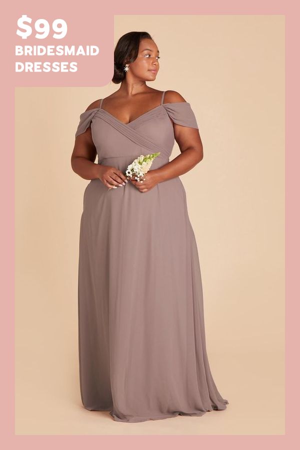 the bridesmaid dresses are $ 99