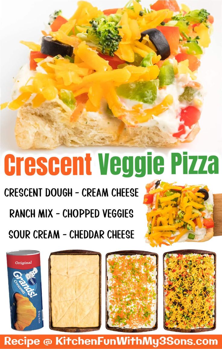 an advertisement for a frozen veggie pizza with cheese and other toppings on it