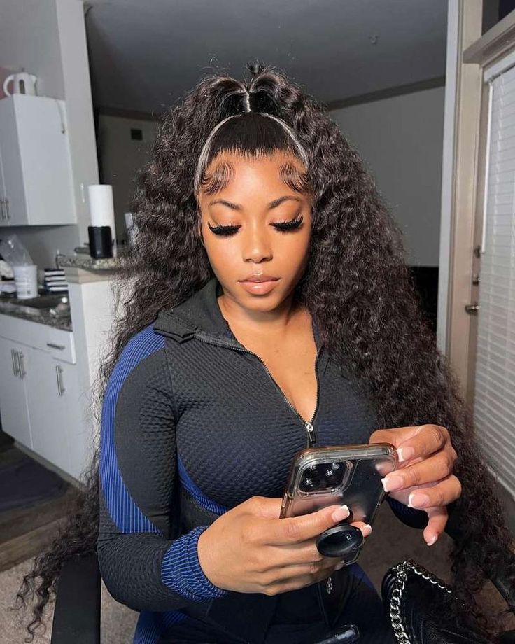 Loose Deep Wave Hair, Baddie Birthday, Deep Wave Lace Front Wigs, Affordable Human Hair Wigs, Cheap Human Hair Wigs, Loose Deep Wave, Sleek Ponytail Hairstyles, Frontal Wig Hairstyles, Long Human Hair Wigs