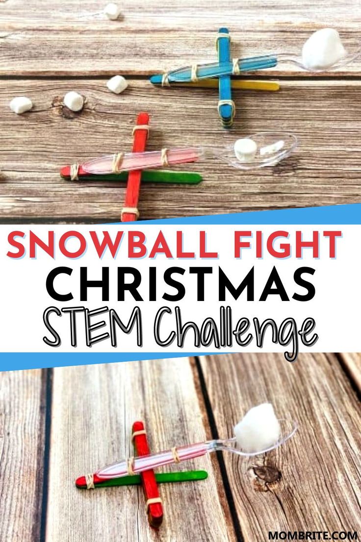 After School Christmas Activities, Snowball Catapult Stem Challenges, Christmas Party Stem Activities, Polar Express Gross Motor Activities, Kids Christmas Science Experiments, Christmas Science Experiments For Middle School, Christmas Chemistry Experiments, Christmas Stem Preschool Activities, Snowball Launcher Stem