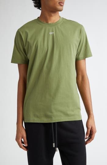 Soft, breathable cotton makes an easy go-to of a T-shirt that's styled in mossy green and embroidered with a tiny logo on the center of the chest. Crewneck Short sleeves 100% cotton Hand wash, dry flat Made in Portugal Designer Clothing Black Owned/Founded Mossy Green, Streetwear Aesthetic, Round Logo, Clothing Black, Four Leaf, Embroidered Tshirt, Leaf Clover, Four Leaf Clover, Cotton Tshirt