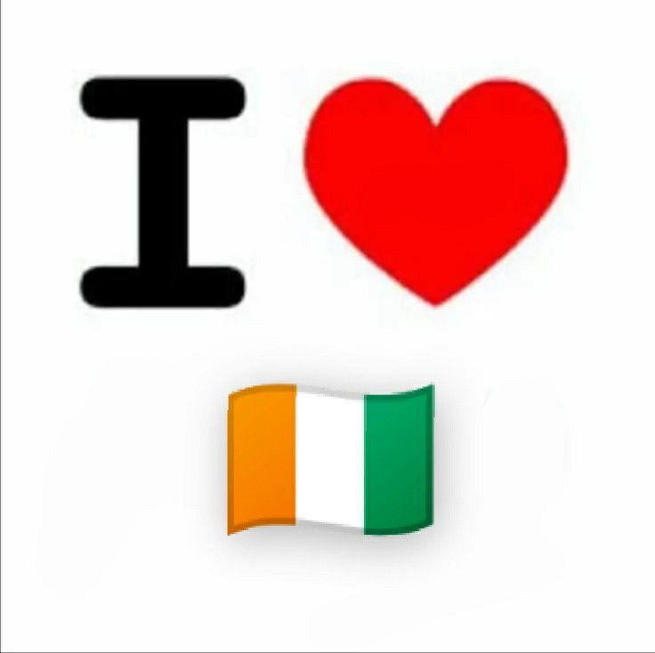 i love ireland and the irish flag is in front of an image of a heart