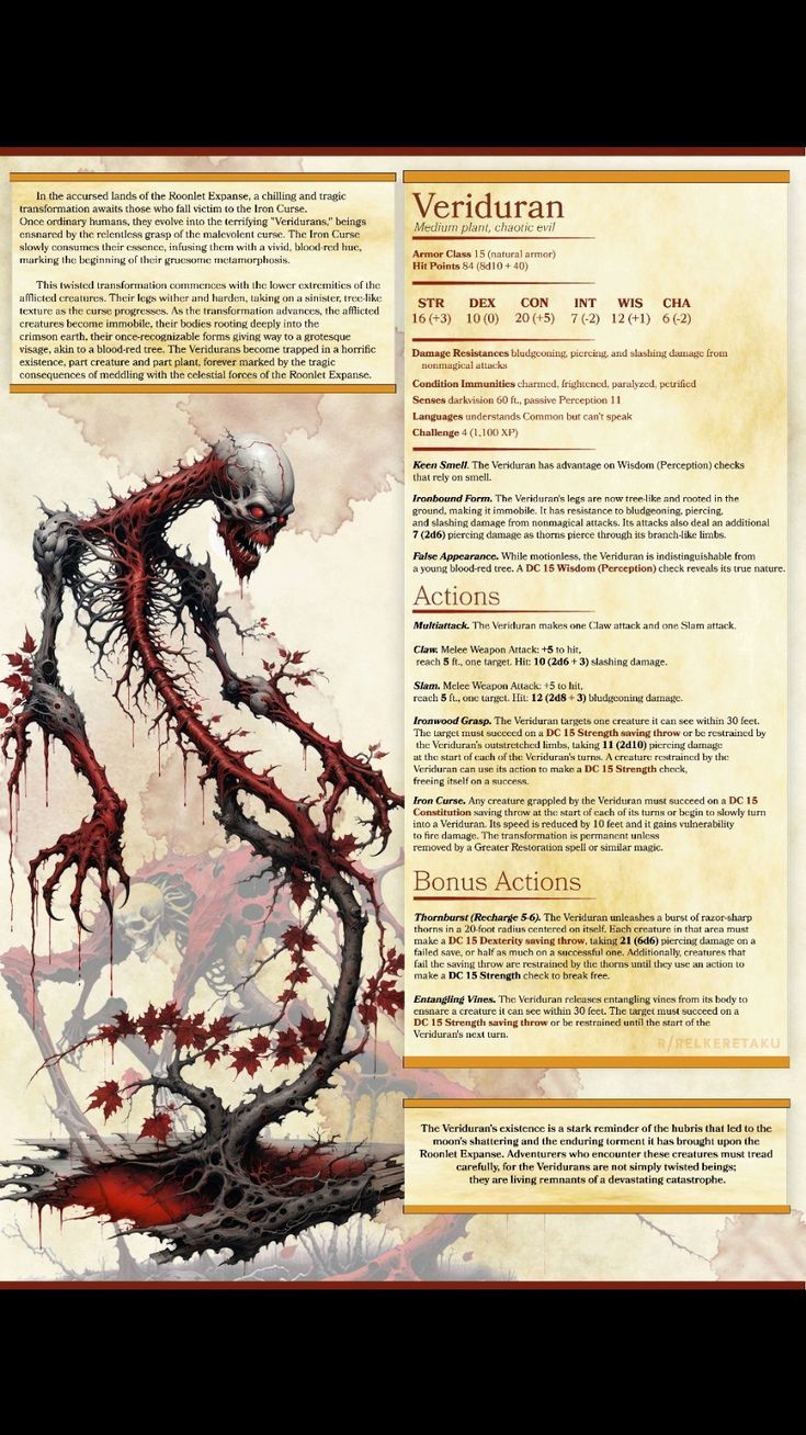 an image of a brochure with blood splattered on the front and back