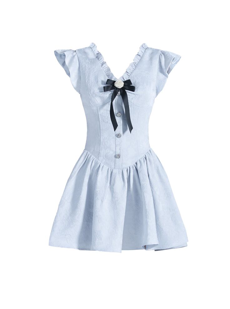 ❤︎FLIG Sleeve Princess Dress❤︎
This item takes 3-4 weeks to ship.










Unit (cm)
Length
Chest surroundings
Waist


S
81.5
84
67


M
84
88
71


L
86.5
92
75 Casual Korean Fashion, Blue Princess Dress, Birthday Princess Dress, Bowknot Dress, Vintage Mini Dress, Vintage Mini Dresses, Marine Uniform, Fall Wedding Guest Dress, Blue Summer Dresses