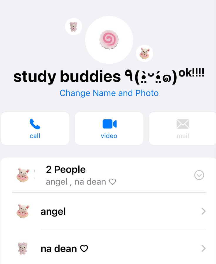 an iphone screen with the text study buddies on it