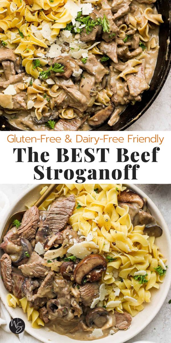 the best beef stroganoni recipe is made with gluten - free and dairy - free friendly ingredients