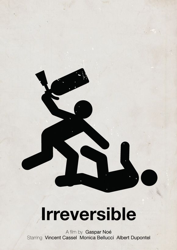 a black and white sign with an image of a man falling from the sky holding a bottle