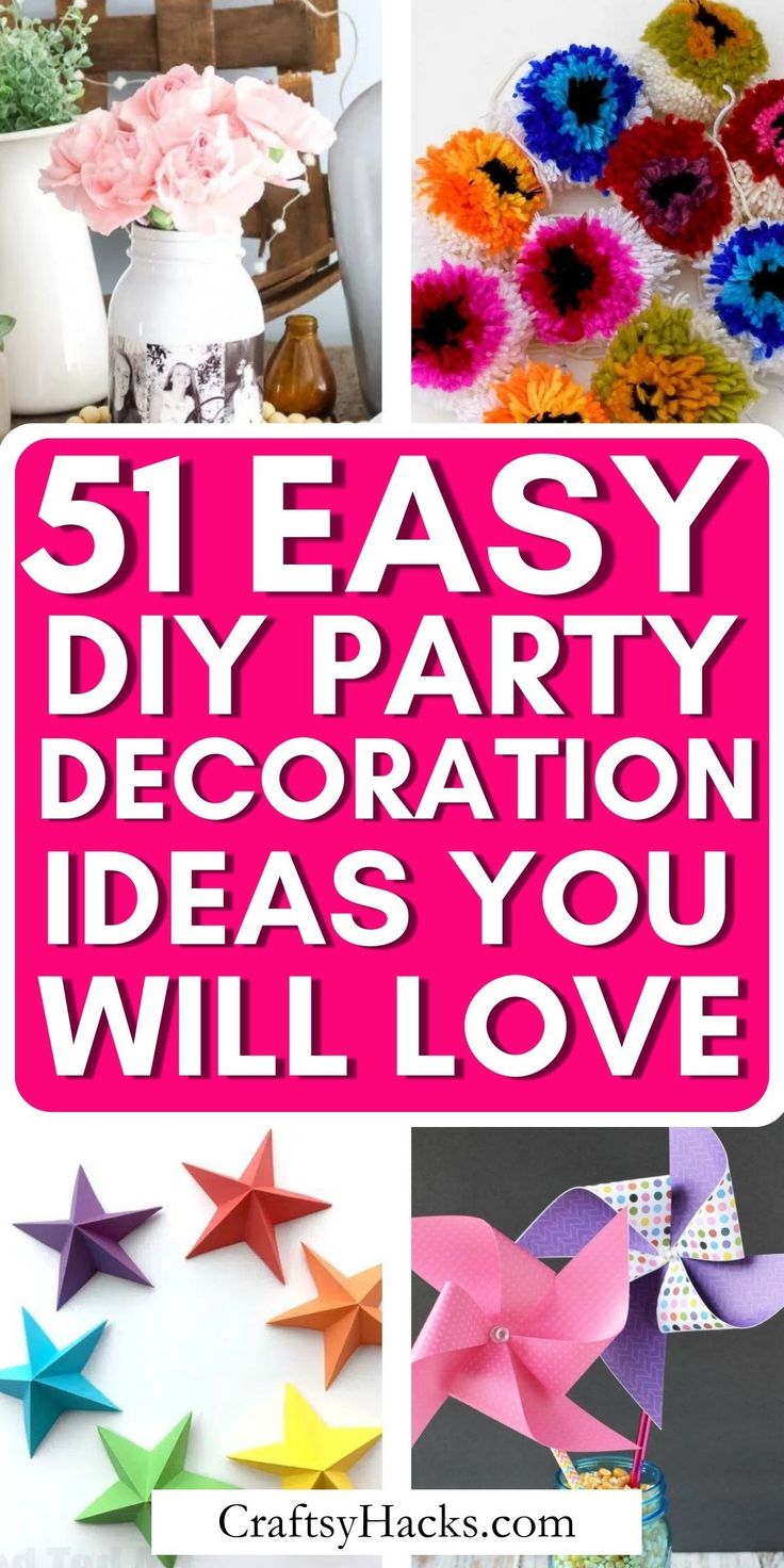 five easy diy party decoration ideas you will love