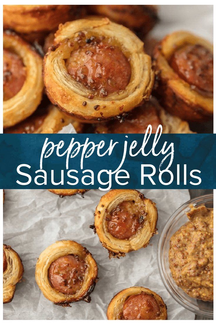 pepper jelly sausage rolls are an easy appetizer for any party or special occasion