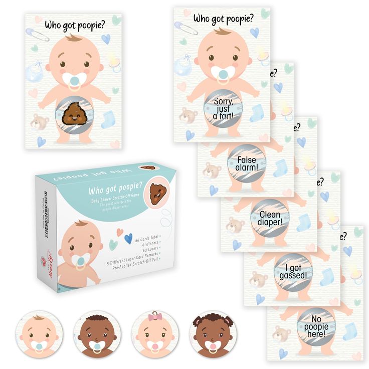 PRICES MAY VARY. TRANSFORM YOUR BABY SHOWER INTO AN EPIC CELEBRATION with our fun and hilarious baby shower games; Your guests will have a blast scratching off tickets to see if they won; The perfect baby shower activity for any theme BABY SHOWER GAME EXTRAVAGANZA 66 Cards professionally printed on thick premium cardstock for a sturdy & easy to scratch off; Measures perfectly at 2.5 in x 3.5 in; Plenty baby shower scratch off cards LAUGH, BOND, AND WIN with our easy to play funny baby shower games for girls and boys; These baby games for a baby shower will be a great ice breaker; No special preparation is necessary EASY TO PLAY Just open the box and start playing; Everyone will have fun with this dirty diaper baby shower activity; All the scratch-offs are pre-applied for your convenience; Funny Baby Shower Themes, Baby Shower Game Gifts, November Baby Shower, Fairytale Baby Shower, Safari Baby Shower Boy, Ladybug Baby, November Baby, Funny Baby Shower Games, Baby Shower Prizes