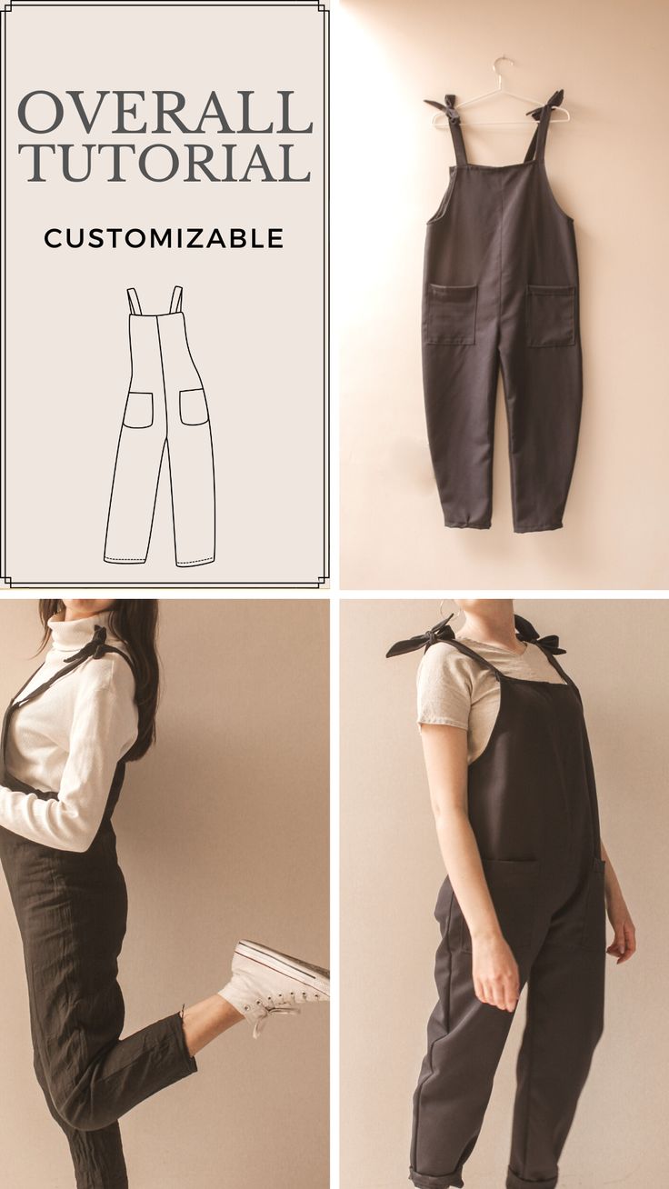 the overall sewing pattern is easy to sew