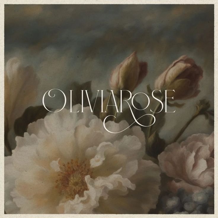 an image of flowers with the words olvarose on it