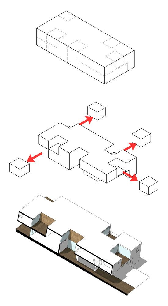 the diagram shows how to use different angles and shapes for an architectural project, as well as