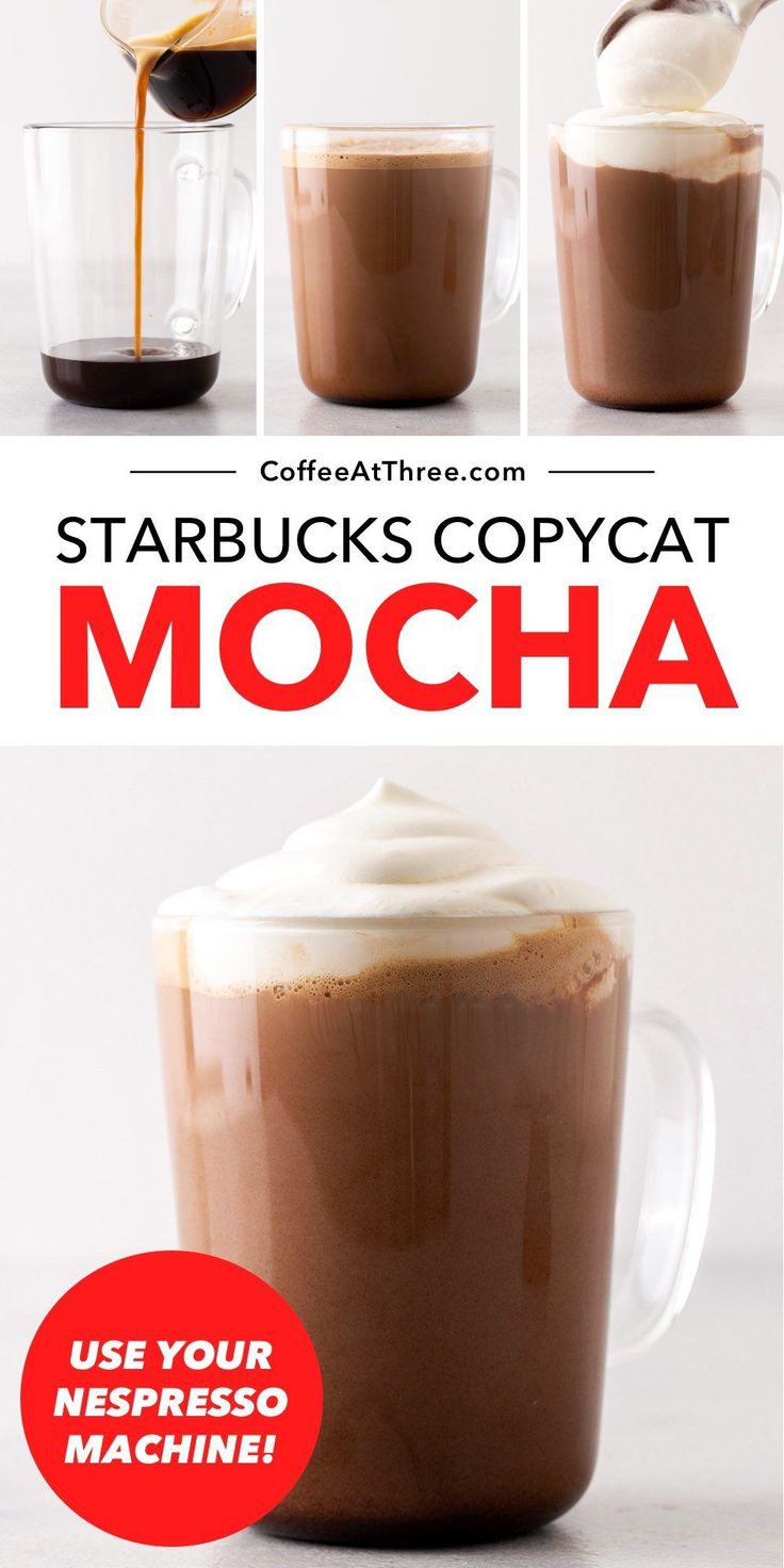 starbucks's copycat mocha is the perfect way to use your espresso machine