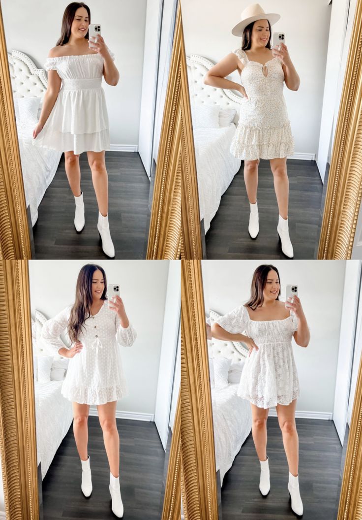 35+ Trendy Bags to Grab on Amazon | Mash Elle White Dress With Sleeves, Fake Designer Bags, White Ruffle Dress, Floral Ruffle Dress, Casual White Dress, Angel Baby, White Floral Dress, Everyday Dresses, Lace White Dress