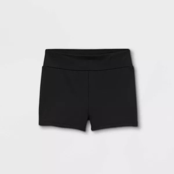 Girls' Gymnastics Shorts - Cat & Jack™ Black : Target Basic Activewear With Built-in Shorts, Sporty Stretch Athletic Shorts With 5-inch Inseam, Fitted Biker Shorts With 5-inch Inseam For Gym, Basic Activewear With Built-in Shorts For Sports, Athleisure Shorts With Elastic Waistband For Cheerleading, Stretch Athletic Shorts In Athleisure Style, Stretch Sportswear Shorts With Short Inseam, Athleisure Stretch Athletic Shorts, Casual Micro-elastic Short Activewear