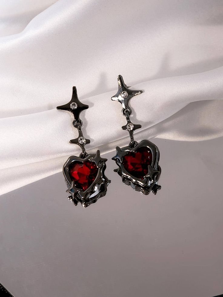 Bracelets Design, Tassel Drop Earrings, Rhinestone Heart, Earrings Women, Trendy Earrings, Star Pendant, Star Earrings, Pendant Earrings, Jewelry Party