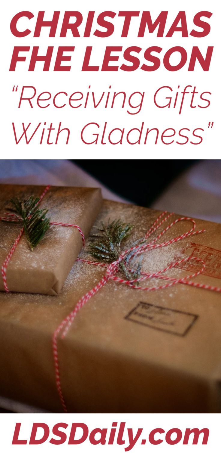 presents wrapped in brown paper and tied with red twine