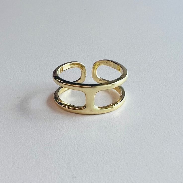 This beautiful gold plated ring wraps smoothly around your finger with a high polished finish. Adjustable in size you can wear it on any finger, also looks great Layered with other rings. Perfect for every occation. This listing is for 1 ring only. Gold Plated Rings, Wrap Rings, Gold Finish, Adjustable Rings, Beautiful Rings, Gold Rings, Gold Plate, Plating, Band