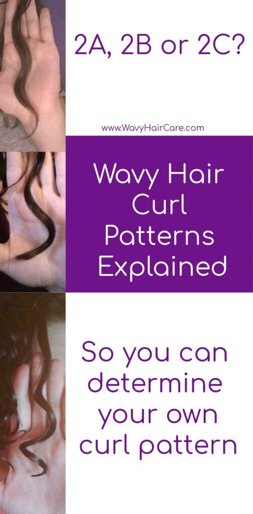 Wavy Hair Curl Patterns Explained | Wavy Hair Chart - Wavy Hair Care Hair Patterns Chart, Hair Curl Type Chart, Curly Hair Pattern Chart, Types Of Wavy Hair Chart, Different Types Of Wavy Hair, Haircuts For 2b Wavy Hair, Wavy Hair Chart, Wavy Hair Types Chart, Do I Have Wavy Hair