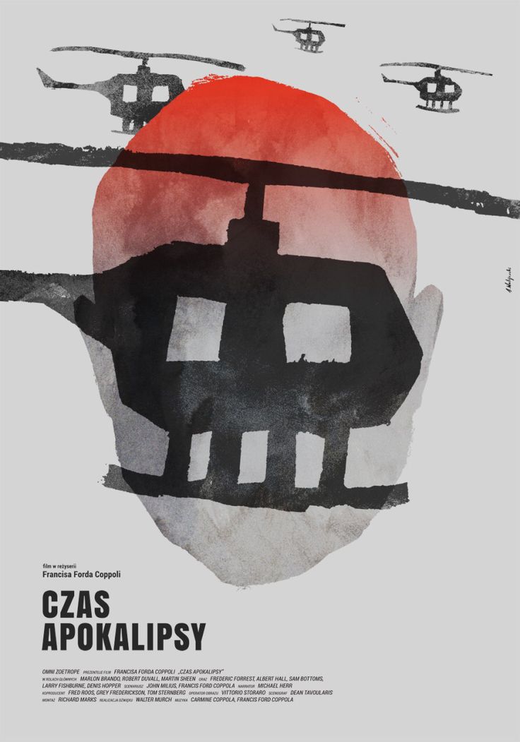 the movie poster for czas apokalisy is shown in black and white