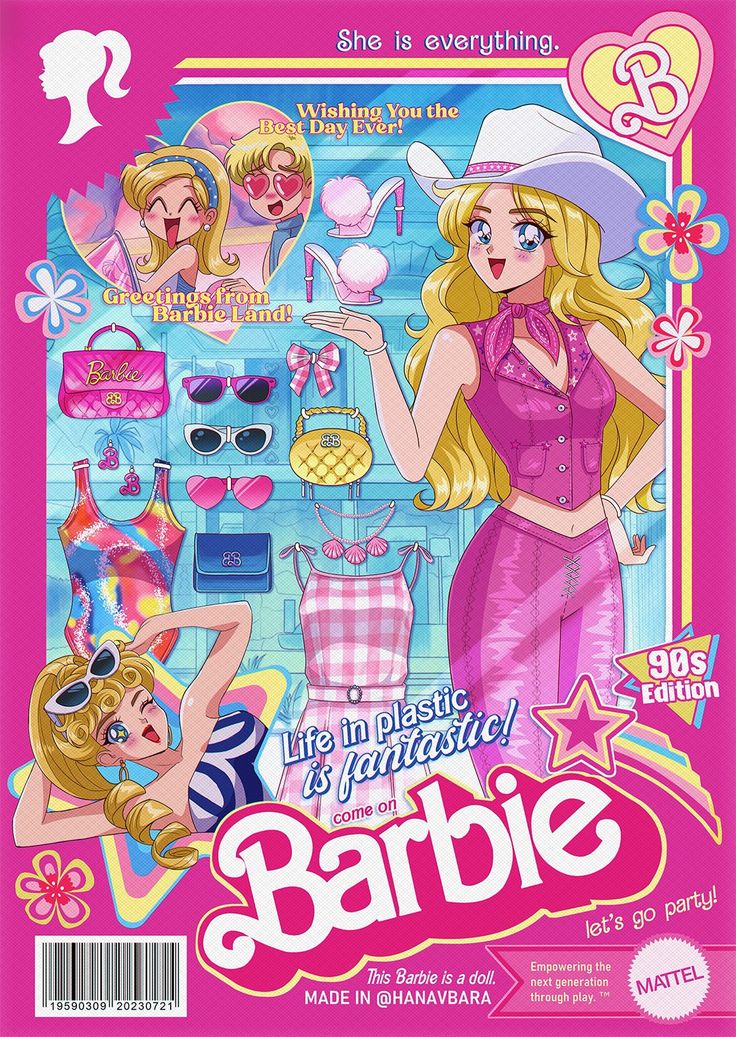 the cover to barbie's life is beautiful barbie magazine