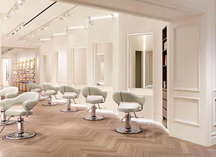 the salon is clean and ready for customers to use