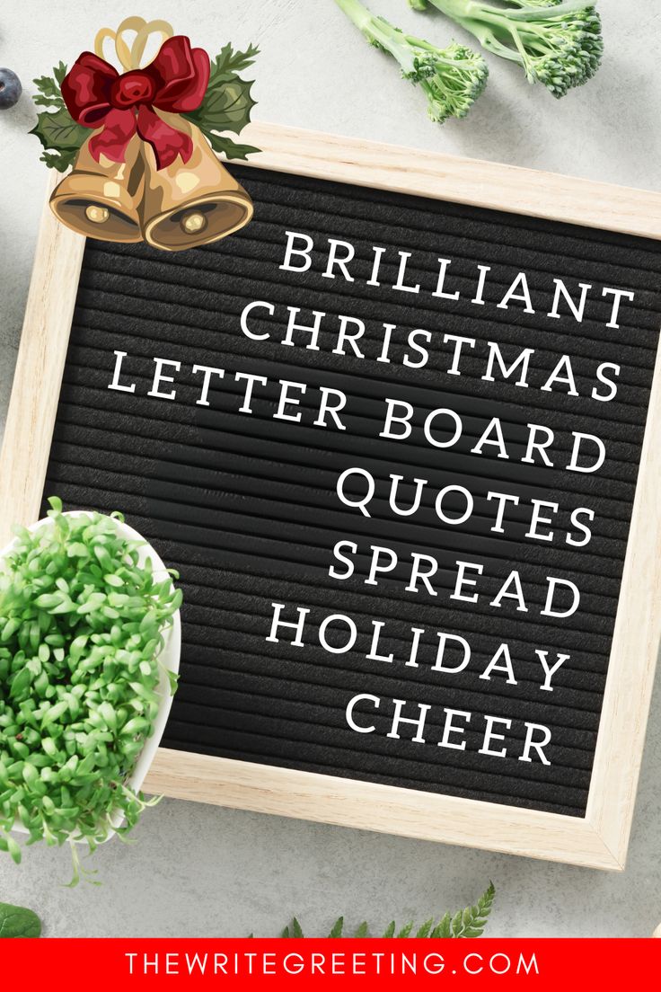 a sign that says brilliant christmas letter board quotes spread holiday cheer