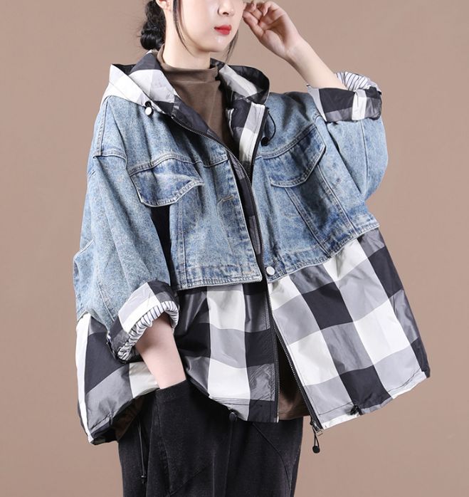 Women Casual Hooded Parka Plus Size Coat Jacket ,Custom make service available! Please feel free to contact us if you want this coat custom made.Materials : cotton blendedSize: M: chest:138 cm length:72 cm sleeve：72cm Most of our dresses are made of cotton linen fabric, soft and breathy. loose dresses to make you comfortable all the time.Flattering cut. Makes you look slimmer and matches easily.Payment:We accept payment by paypal and credit card. if you would like to pay by credit card, please c Black Cotton Hooded Jacket With Pockets, Casual Cotton Outerwear With Patchwork, Long Sleeve Cotton Patchwork Denim Jacket, Cotton Patchwork Hooded Jacket For Streetwear, Spring Cotton Utility Jacket With Stand Collar, Spring Black Cotton Utility Jacket, Streetwear Cotton Hooded Jacket With Patchwork, Cotton Patchwork Denim Jacket, Spring Cotton Hooded Jacket With Pockets