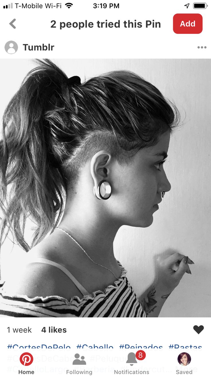 Side Shave Undercut Long Hair, Shaved Sides Long Hair For Women, Sideburn Style Women, Sides Of Head Shaved Long Hair, Shaved Sides Haircuts For Women, Long Hair Undercut Women Styles, Undercut With Side Shave, Side And Undercut Long Hair, Low Undercut Long Hair