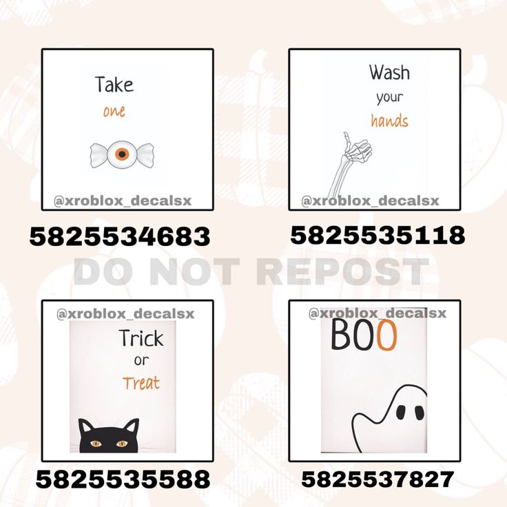 four different types of greeting cards for halloween