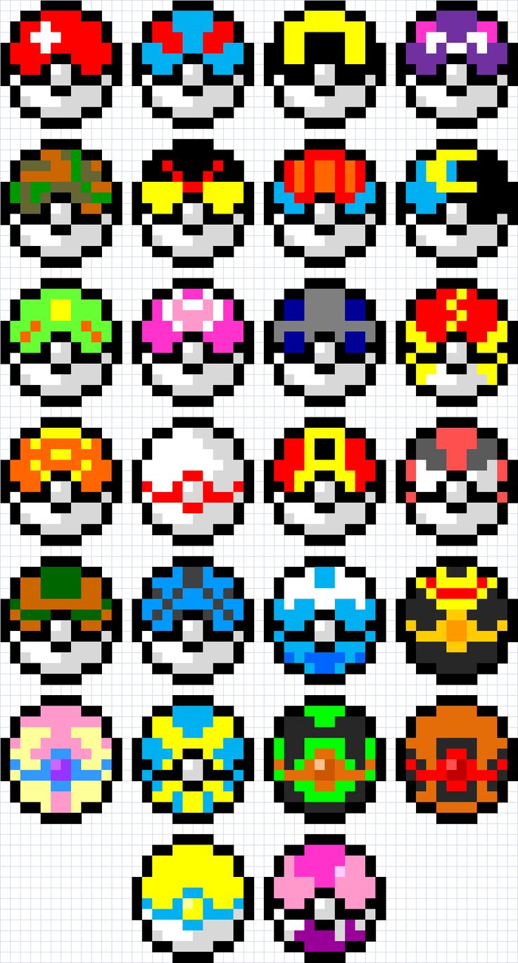 an image of pixel art with different colors and shapes on the screen, including glasses