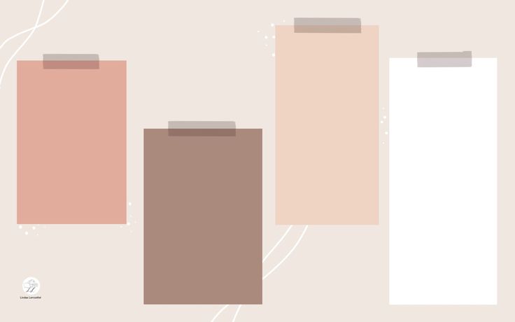 an abstract background with three rectangles in pastel colors, one on the left and one on the right