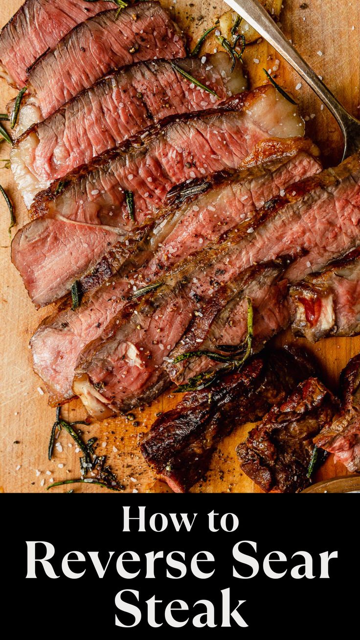 how to reverse sear steak on the grill