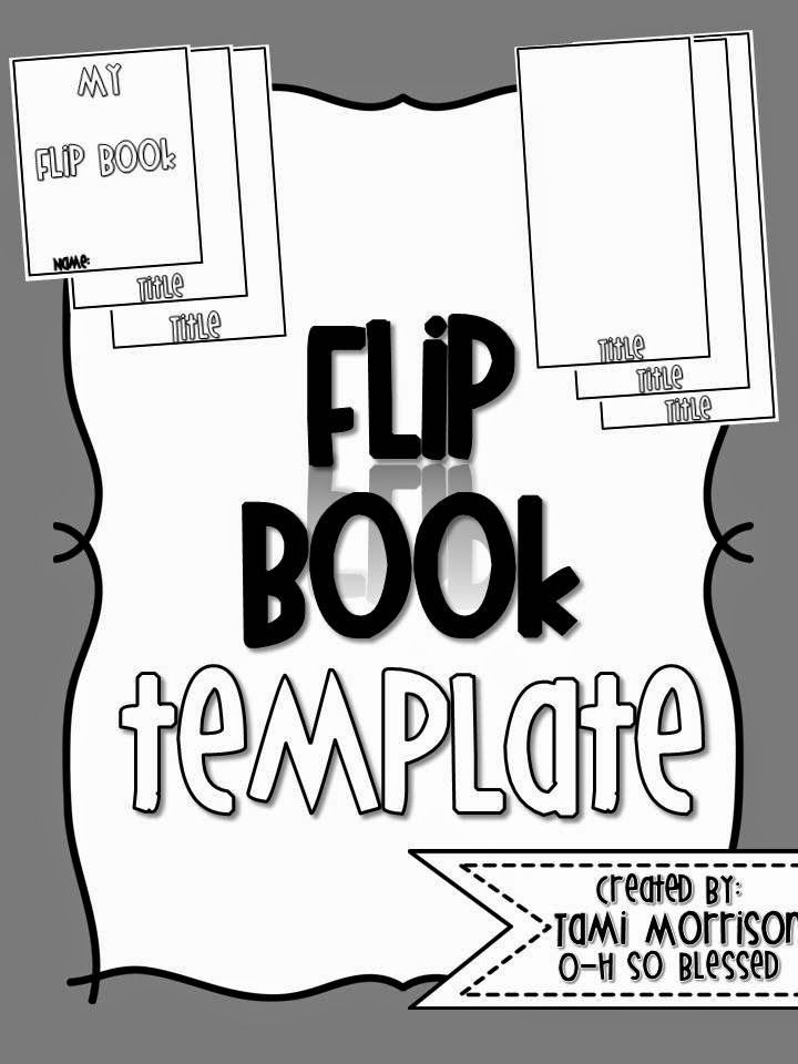 the flip book template for kids to use in their classroom or playroom, with pictures and