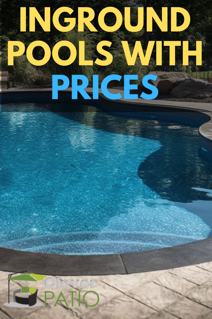 Inground Pools with Prices House Pools Backyard, Cheap Pools Inground, Inground Pool For Small Backyard, Backyard Pools Ideas Inground Budget, Small Yard Inground Pool Ideas, Inground Pool Small Backyard, Simple In Ground Pool Ideas, Small Backyard With Inground Pool, Inground Pool And Patio Ideas