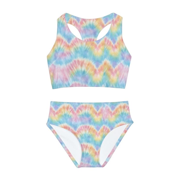 Gelato Pastel Tie Dye Two Piece Bikini Bathing Suit for Girls. Mommy and Me Swimwear. By jaecrece.com Tie-dye Swimwear For Beach Season, Summer Tie-dye Swimwear For Pool, Summer Tie Dye Swimwear For Pool, Tie Dye Swimwear For Summer Pool Days, Tie Dye Swimwear For Pool In Summer, Tie-dye Swimwear For Summer Pool, Fitted Tie Dye Swimwear For Vacation, Summer Beach Tankini For Playwear, Summer Beach Season Tankini For Play