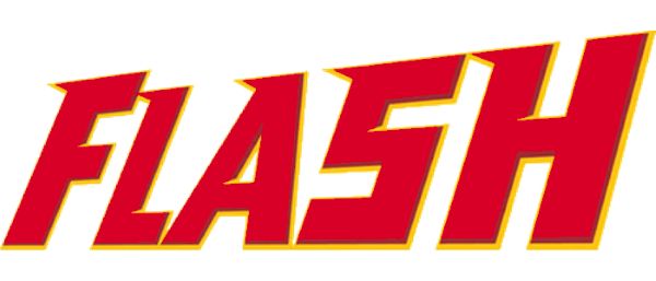 the flash logo in red and yellow on a white background with text that reads'flash '