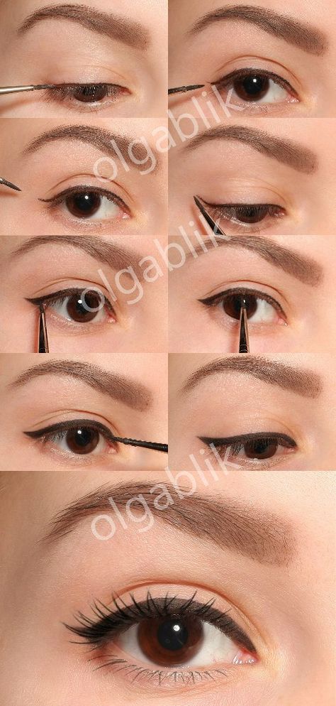 eyeliner #makeup Teknik Makeup, Eyeliner Glitter, Eyeliner Ideas, Permanente Make-up, Eyeliner Tips, How To Do Eyeliner, Eyeliner Designs, Eyeliner Hacks, Video Makeup