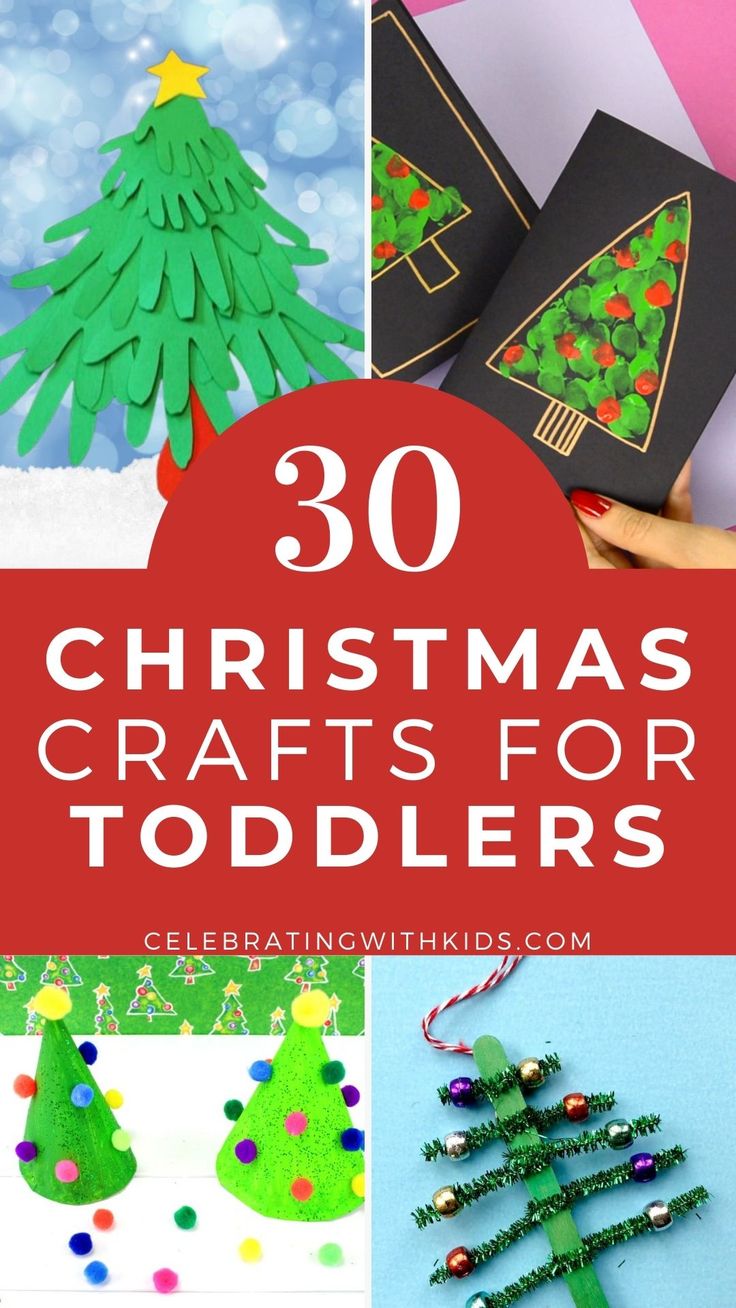 christmas crafts for toddlers to make