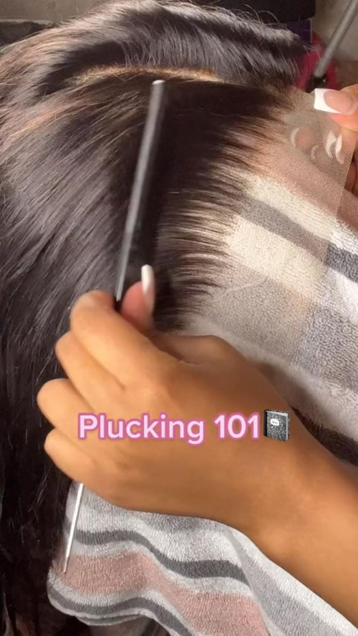 Wig Plucking, Wig Styling Tutorial, Diy Hair Wig, Part Wigs, Tutorial Hair, Sleek Ponytail Hairstyles, Diy Wig, Luxe Boutique, U Part Wigs