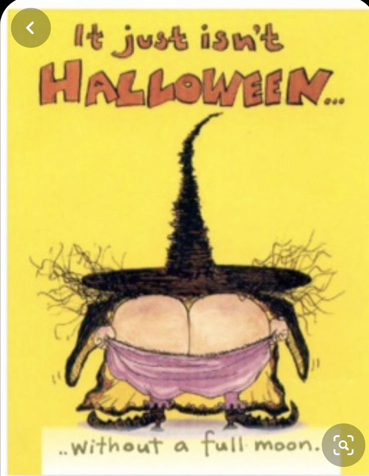 an old fashioned halloween card with a witch's hat on it