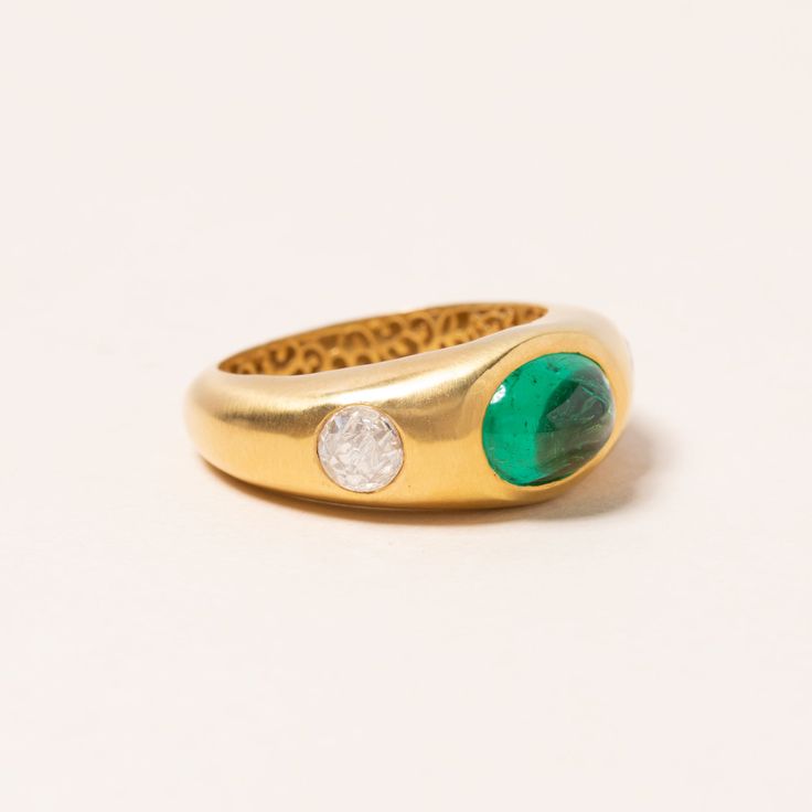 Emerald Polki Diamonds 18k Gold Learn more about the historical and cultural traditions behind our Indian Jewelry on our Blog! Cultural Traditions, Right Hand Rings, Hand Ring, Diamonds Ring, Indian Jewelry, Diamond Rings, Diamond Ring, Wedding Bands, 18k Gold