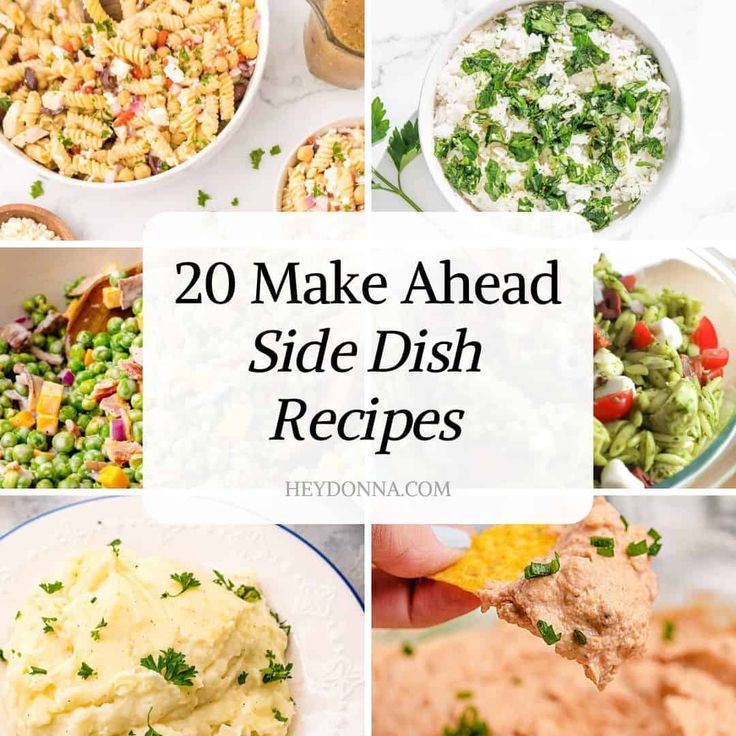 20 make ahead side dish recipes