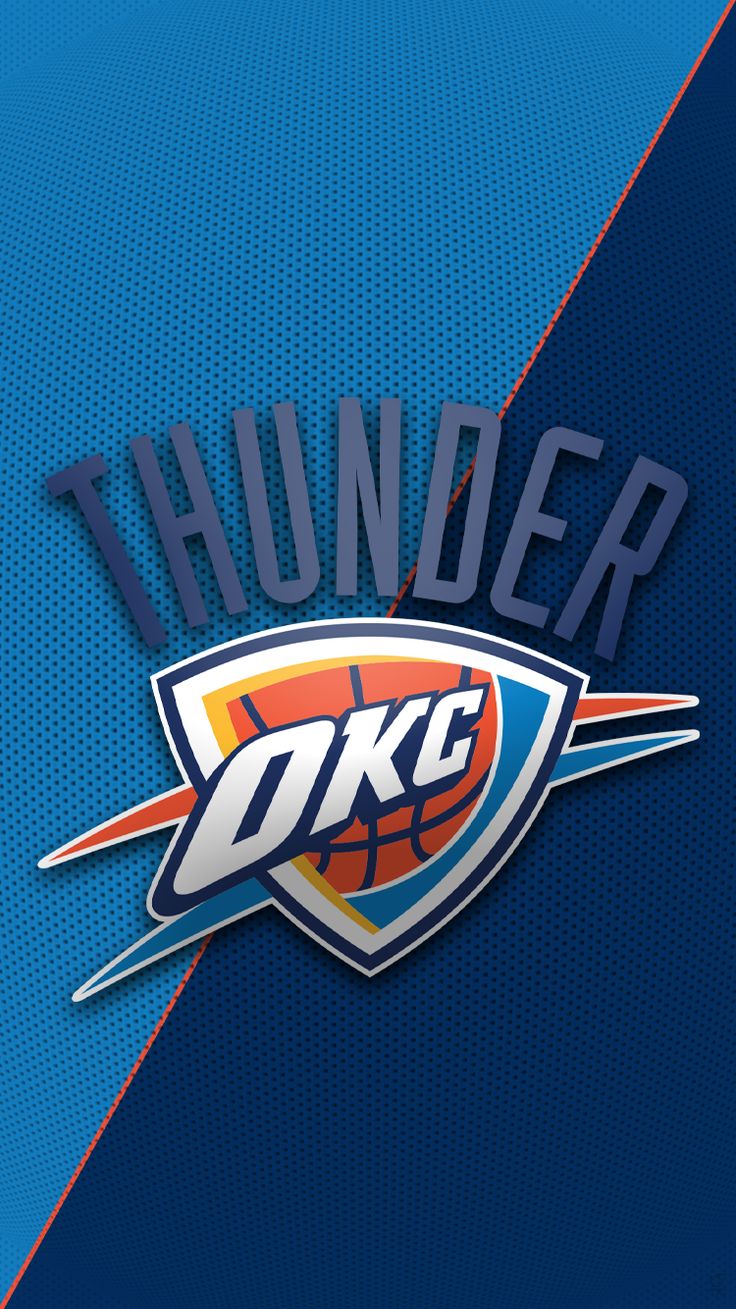 the thunder and okc logos are shown in this photo from their official team's website