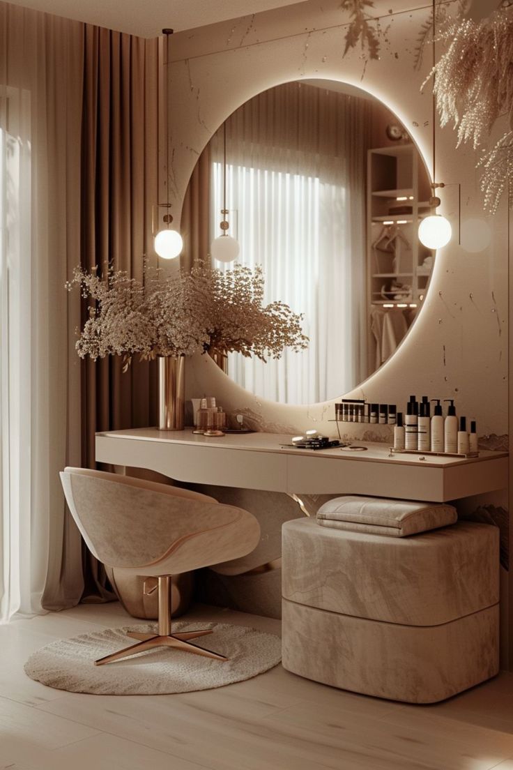 beauty room design  room ideas for small rooms  room  decor ideas  room decor modern design house design home interior design Chocolate Craft, Photography Bedroom, Stylish Room Decor, Home Hall Design, Dressing Table Design, Interior Design Your Home, House Makeover, Modern Luxury Bedroom, Small Balcony Ideas